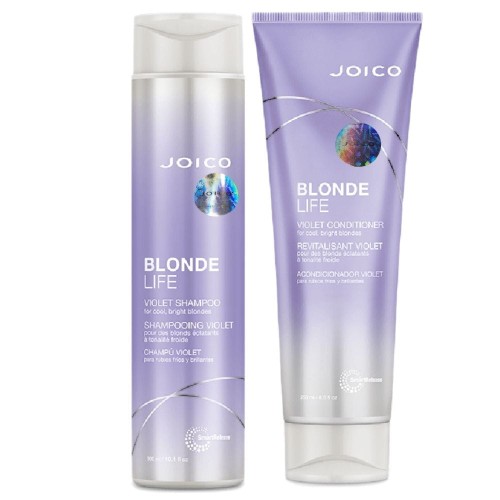 Joico Blonde Life Violet zestaw do włosów blond szampon 300 ml odżywka 250 ml