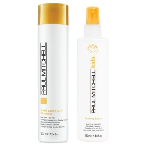 Zestaw Paul Mitchell Kids Szampon Baby Don`t Cry + Taming Spray