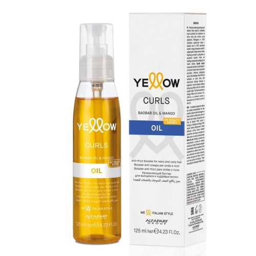 Yellow Curls Olejek do włosów kręconych 125 ml