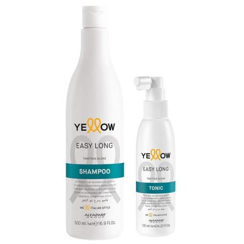 Yellow Easy Long Zestaw przyśpieszający porost włosów szampon 500 ml tonik 125 ml